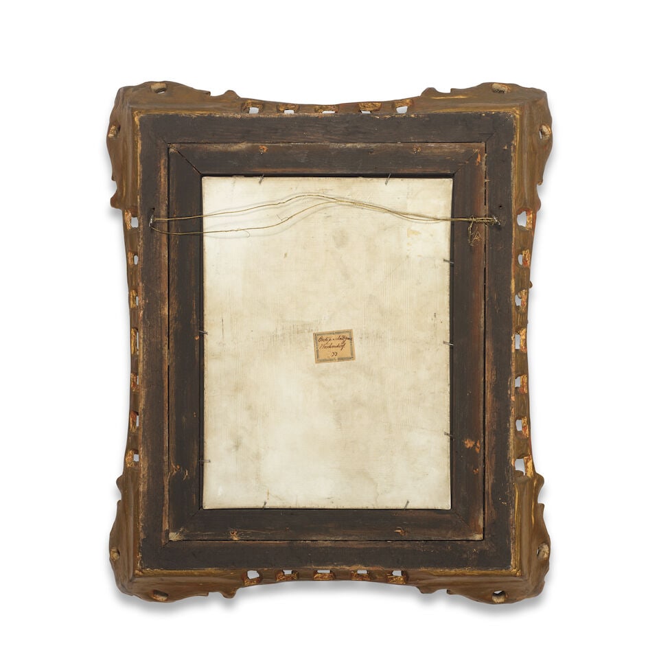 A Berlin (KPM) rectangular plaque of Oedipus and Antigone, late 19th century - 2