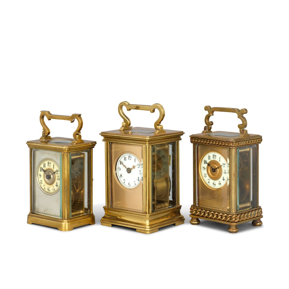 A Collection of three early 20th-century French carriage clocks - 2