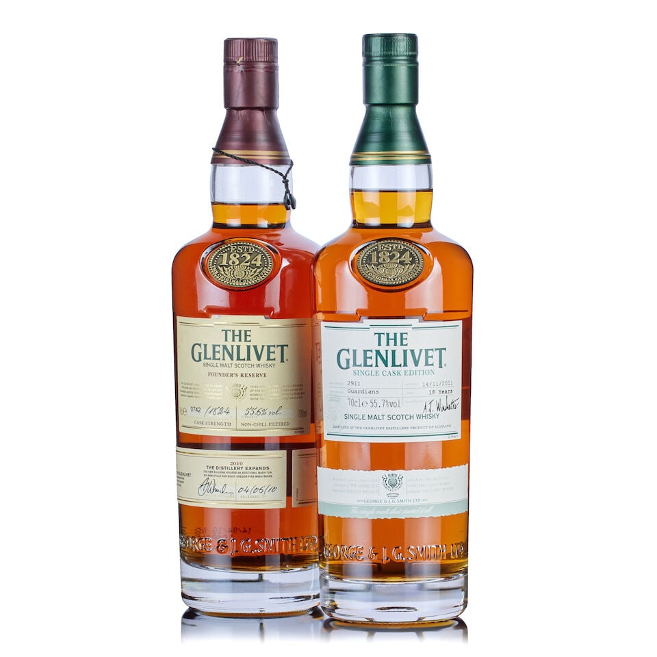 The Glenlivet Founders Reserve 21 Year Old (1x 70cl) The Glenlivet 18 Year Old, Guardians Singl... (1 of 2)