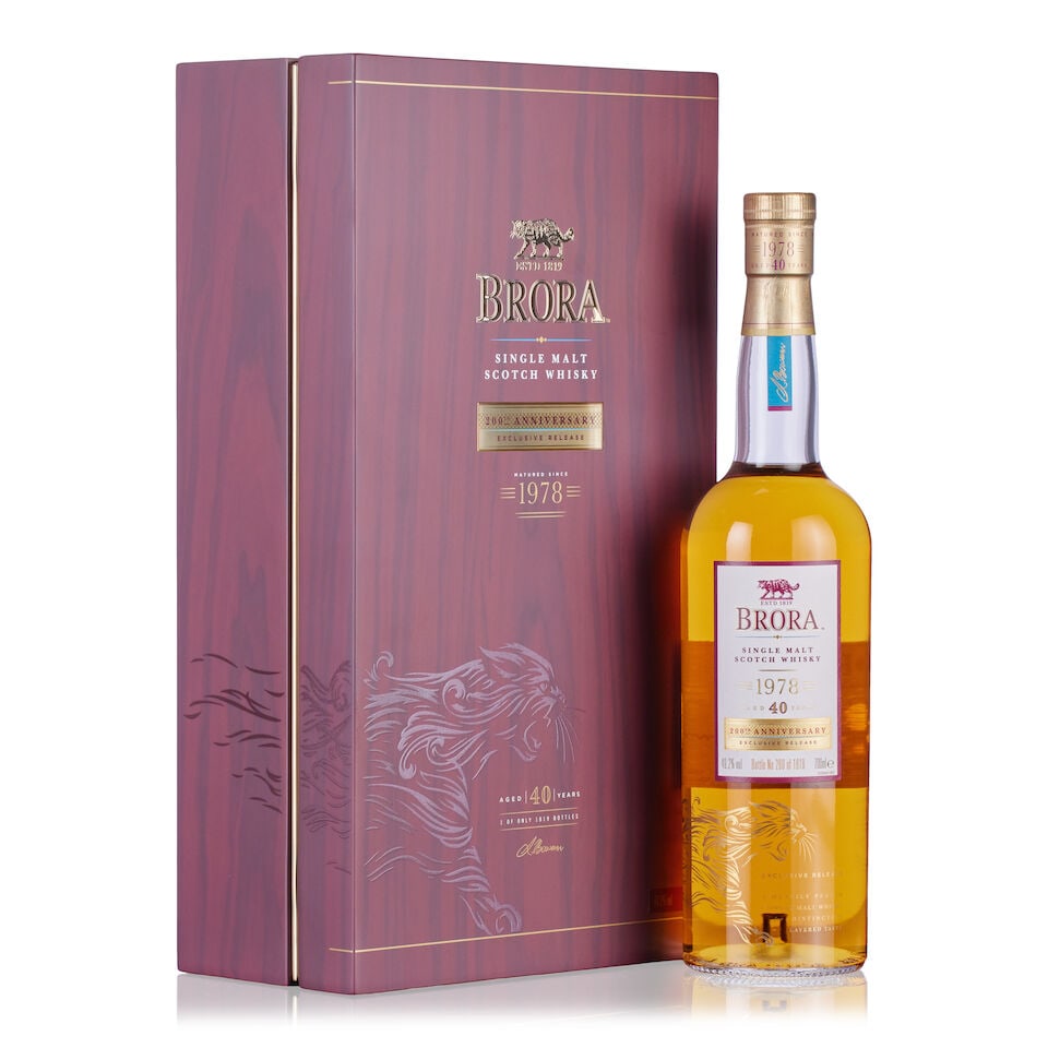Brora 40 Year Old 20th Anniversary , 1978 (1x 70cl) (1 of 3)