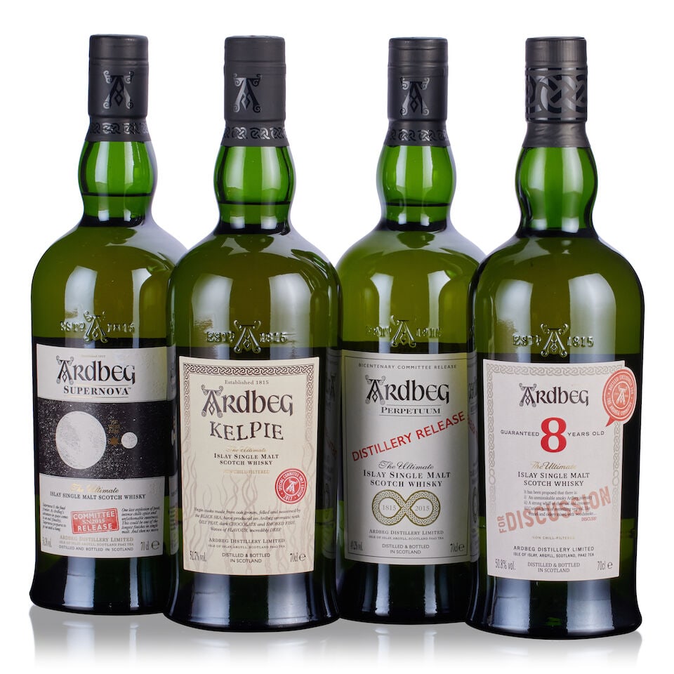 Ardbeg SN2015 Supernova Committee Release, 2015 (1x 70cl) Ardbeg Kelpie Committee Release, 2017 ... (1 of 2)