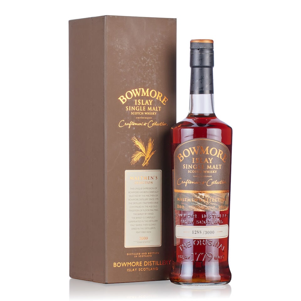 Bowmore 13 Year Old Maltman's Selection, 1995 (1x 70cl): Bowmore 13 Year Old Maltman's Selection, 1995 (1x 70cl) Region: Islay, single malt Fill Level: filled to 70cl Capsule: original condition Label: good labelling Packaging: in original presentation case