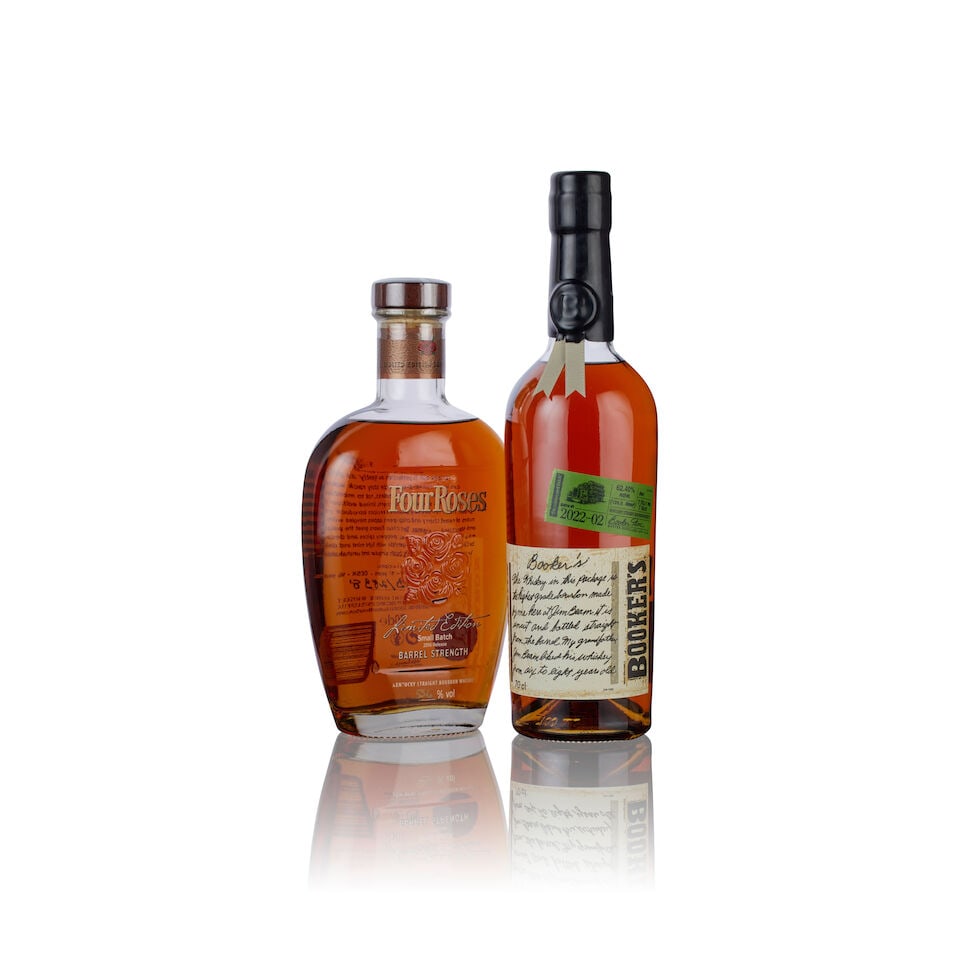 Four Roses Small Batch Barrel Strength 2016 Release (1x 70cl) Booker's Bourbon (1x 70cl) (1 of 2)