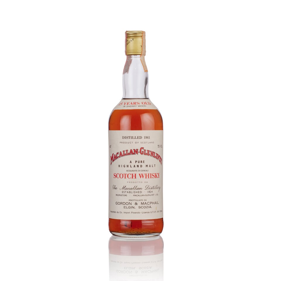 The Macallan-Glenlivet 15 Year Old, 1961 (1x 75cl) (1 of 2)
