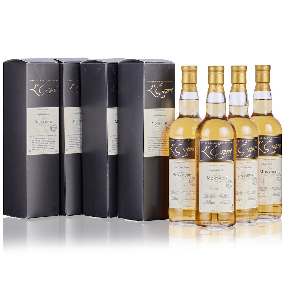 L'Espirit Monymusk Rum, 2007 (4x 70cl) (1 of 1)