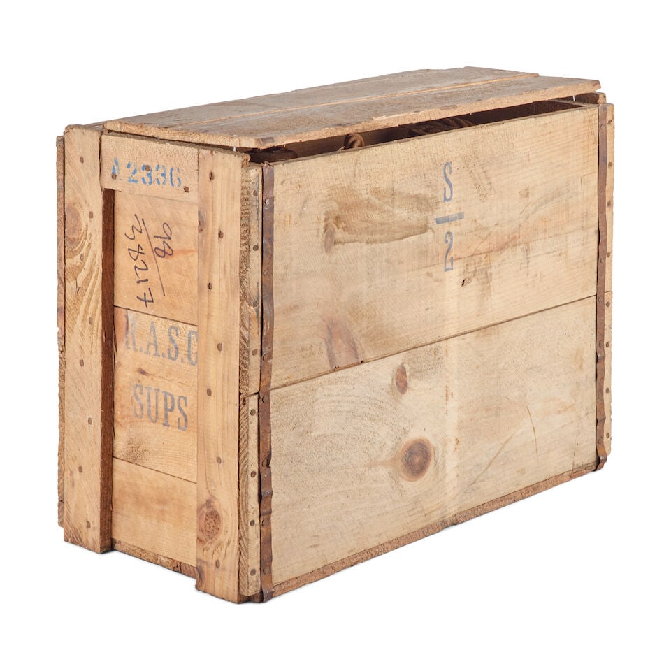 Royal Navy Rum Flagons Pair Jamaican, 1950's (2x 4.54 litres) (1 of 6)