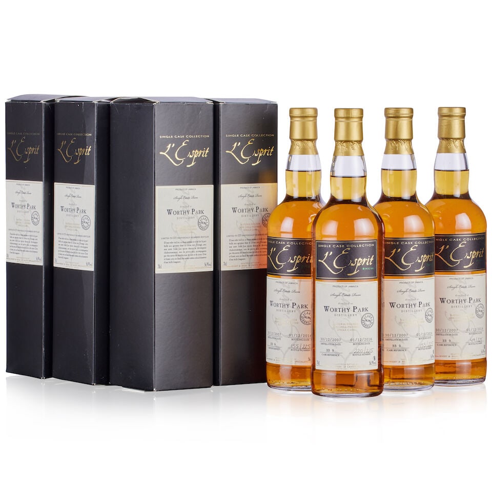 L'Espirit Worthy Park Rum, 2007 (4x 70cl) (1 of 1)