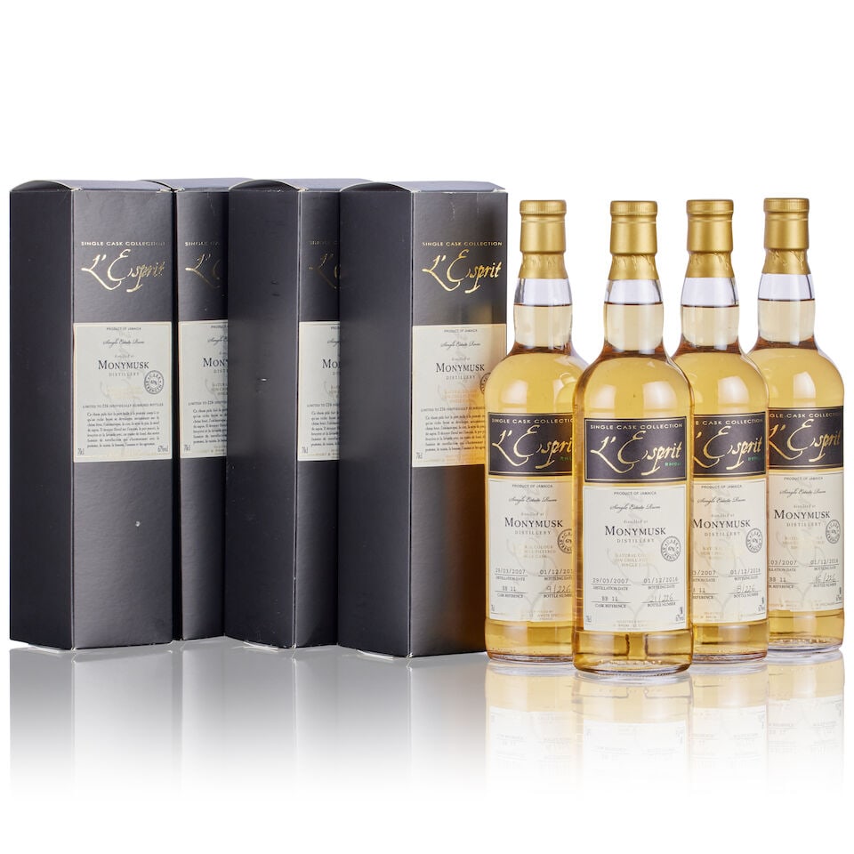 L'Espirit Monymusk Rum, 2007 (4x 70cl) (1 of 1)
