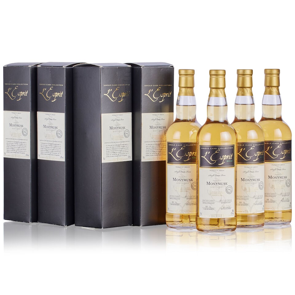 L'Espirit Monymusk Rum, 2007 (4x 70cl) (1 of 1)