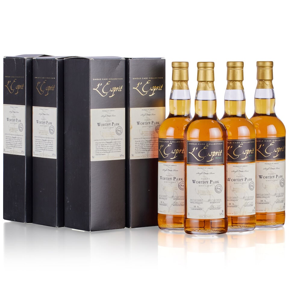 L'Espirit Worthy Park Rum, 2007 (4x 70cl) (1 of 1)