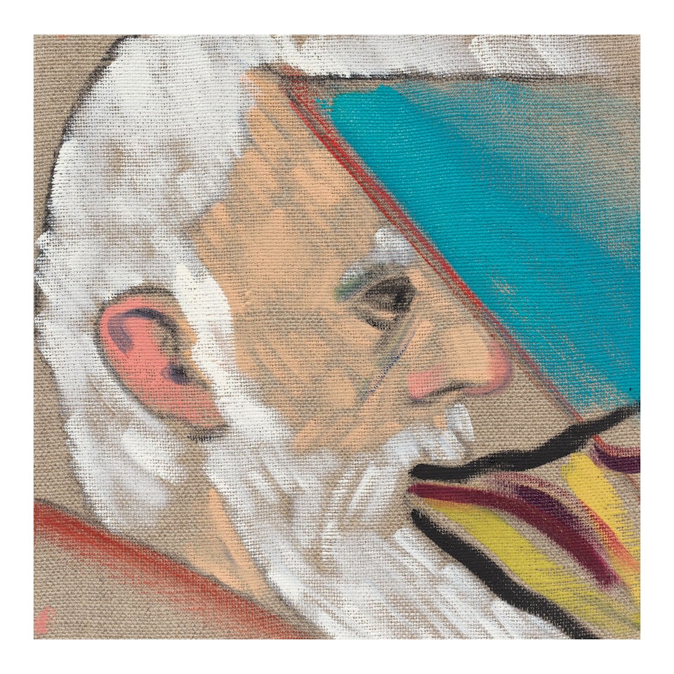 R.B. KITAJ (1932-2007) Self-Portrait Talking (Painted in 2006): R.B. KITAJ (1932-2007) Self-Portrait Talking oil on canvas 30.8 x 30.8cm (12 1/8 x 12 1/8in). Painted in 2006 Footnotes: Provenance Acquired from the artist by the present owner Exhibited New York,