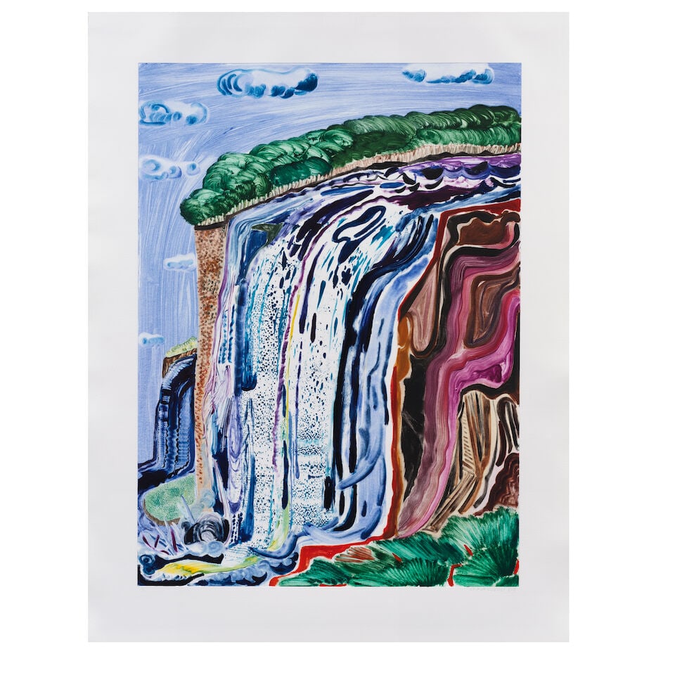 SHARA HUGHES (B. 1981) Heavy Currents (Executed in 2018, this work is unique) (1 of 3)