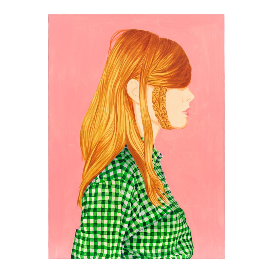 ÁNGELES AGRELA (B. 1966) A la manera de Alex Katz (Painted in 2019) (1 of 2)