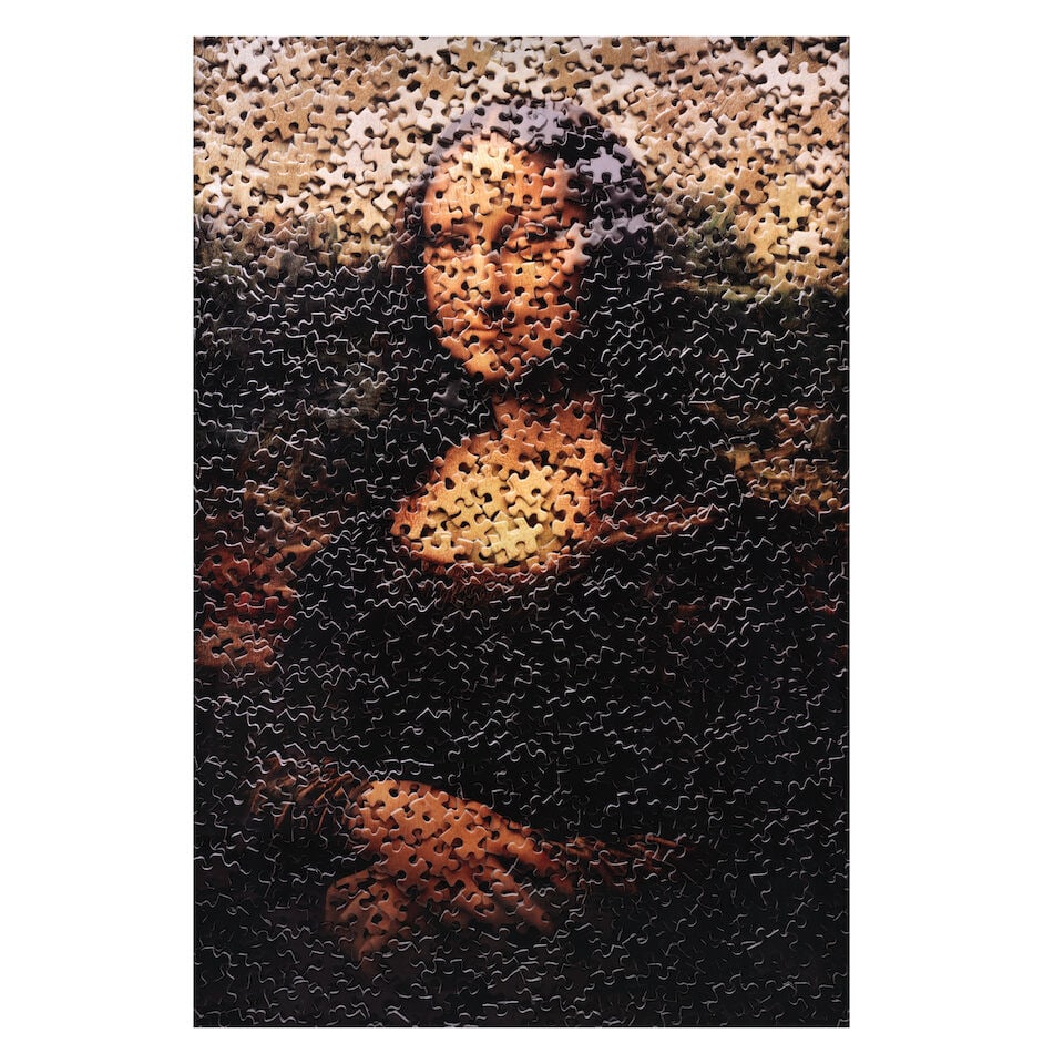 VIK MUNIZ (B. 1961) Mona Lisa, after Leonardo Da Vinci (Executed in 2009, this work is from an e... (1 of 3)