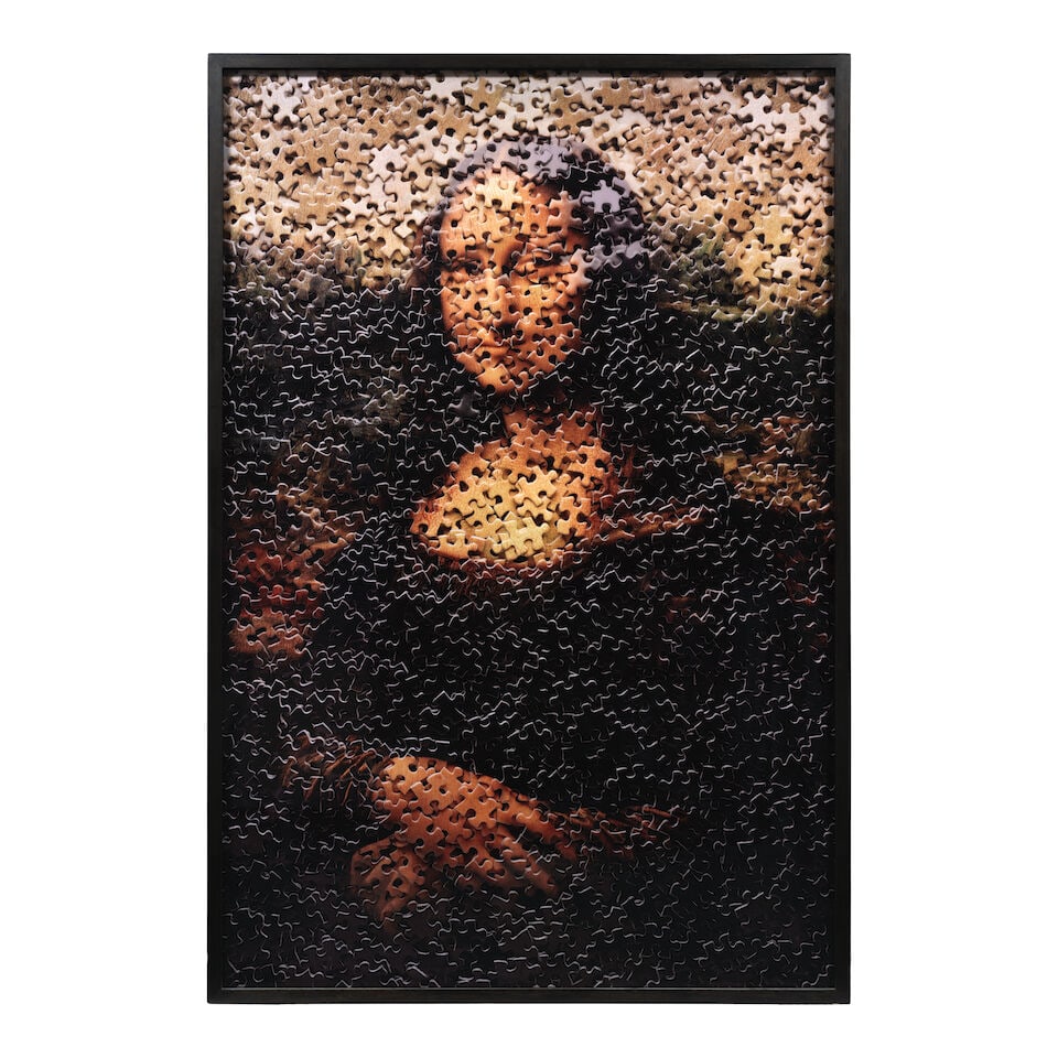 VIK MUNIZ (B. 1961) Mona Lisa, after Leonardo Da Vinci (Executed in 2009, this work is from an e... - 3