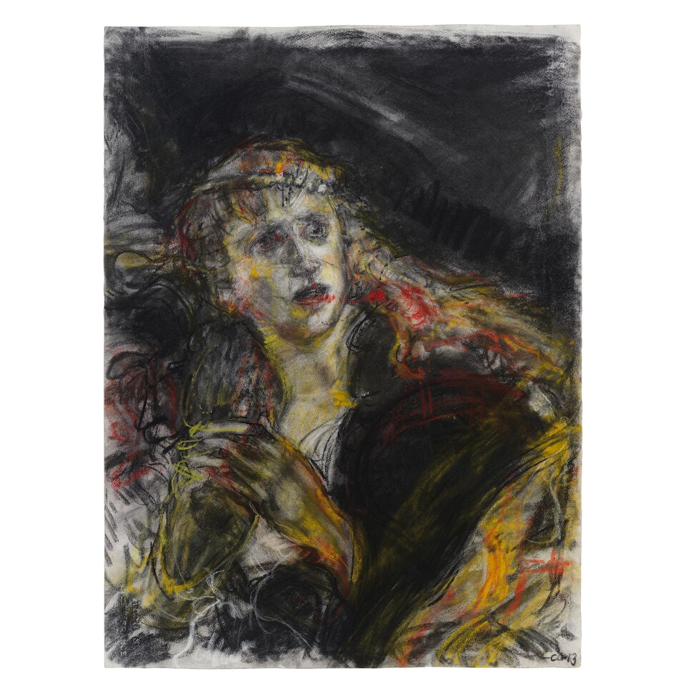 CATHERINE GOODMAN (B. 1961) After Rembrandt Belshazzar's Feast (Executed in 2013) (1 of 3)