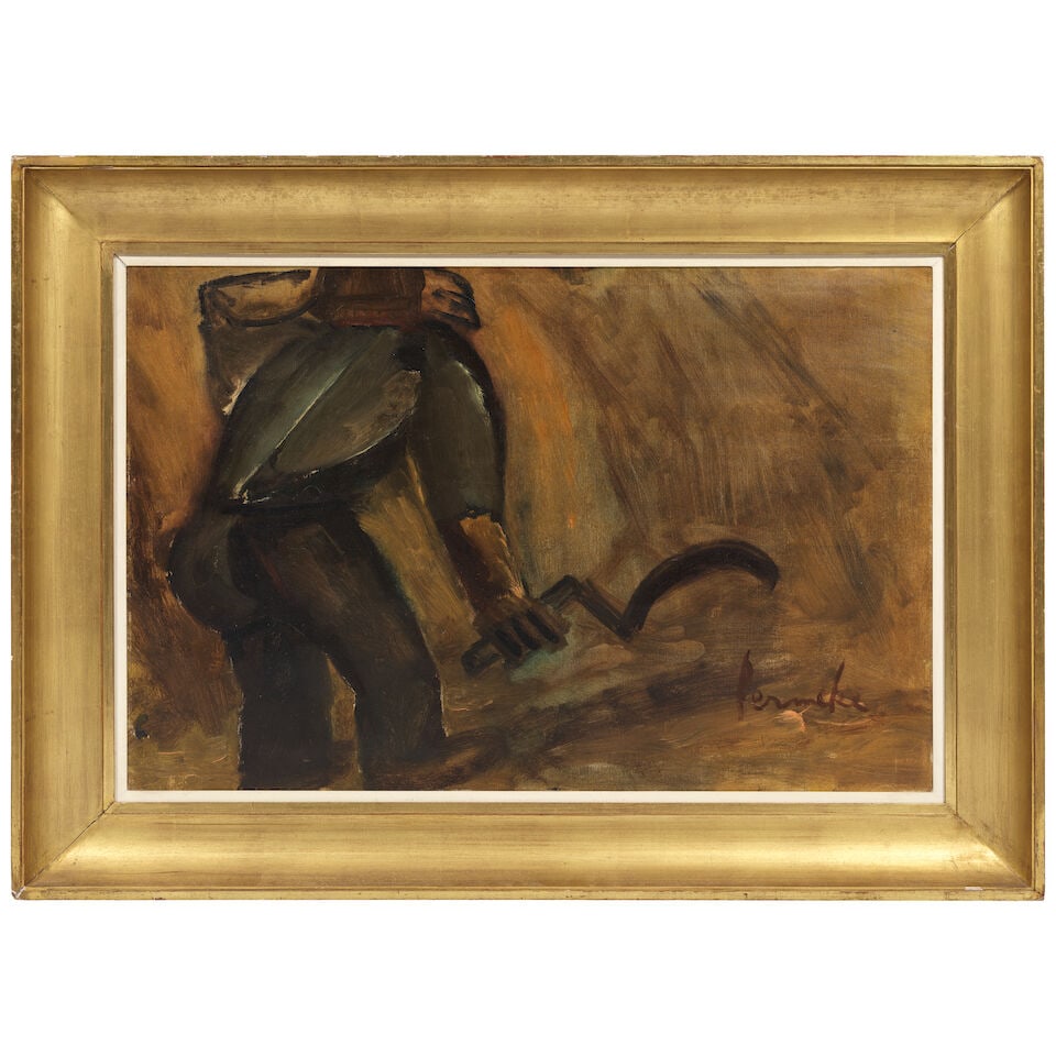 CONSTANT PERMEKE (1886-1952) L'homme à la faucille () - 2