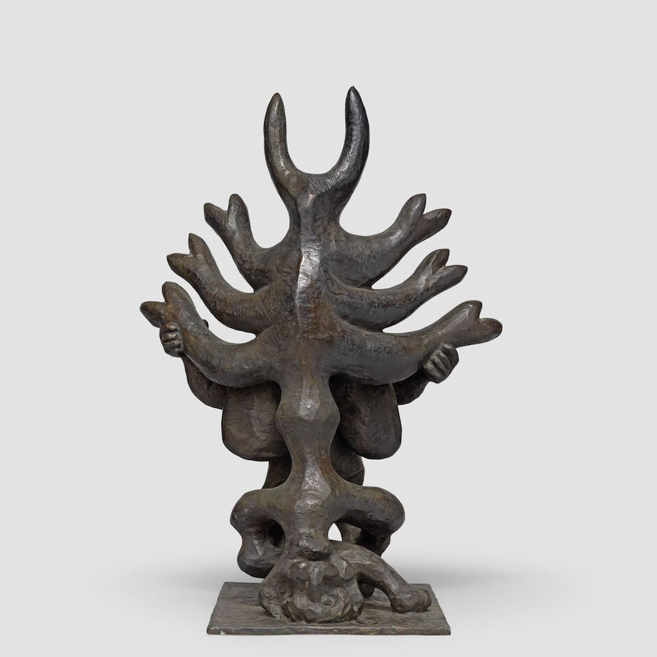 JACQUES LIPCHITZ (1891-1973) Exodus (Conceived in 1947, this bronze version cast by the Modern A... - 3