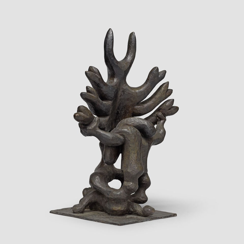 JACQUES LIPCHITZ (1891-1973) Exodus (Conceived in 1947, this bronze version cast by the Modern A... - 4