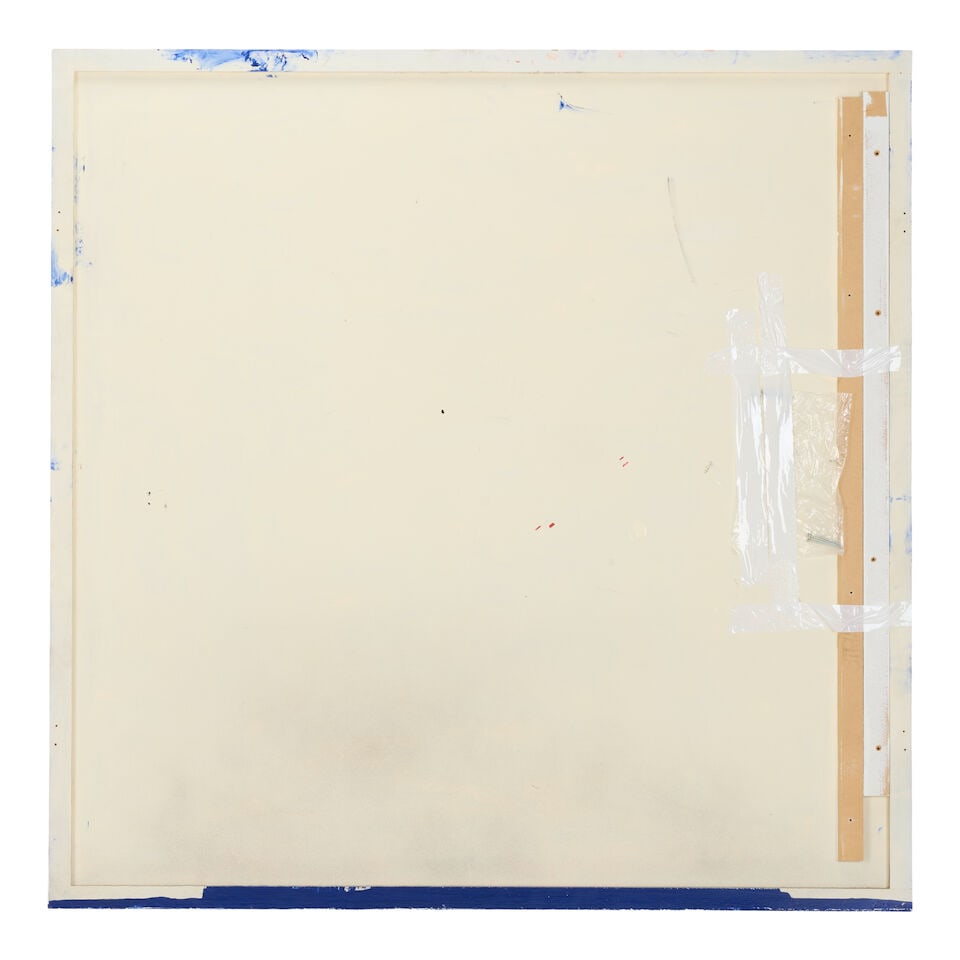 IAN DAVENPORT (B. 1966) Poured Painting: Blue/White (Painted in 1997) - 2