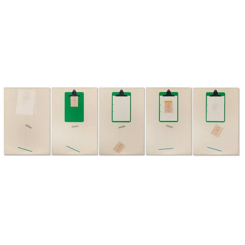 MICHAEL CRAIG-MARTIN (B. 1941) (i) 4 complete sets: extended to 5 complete sets with photograph ... (1 of 7)
