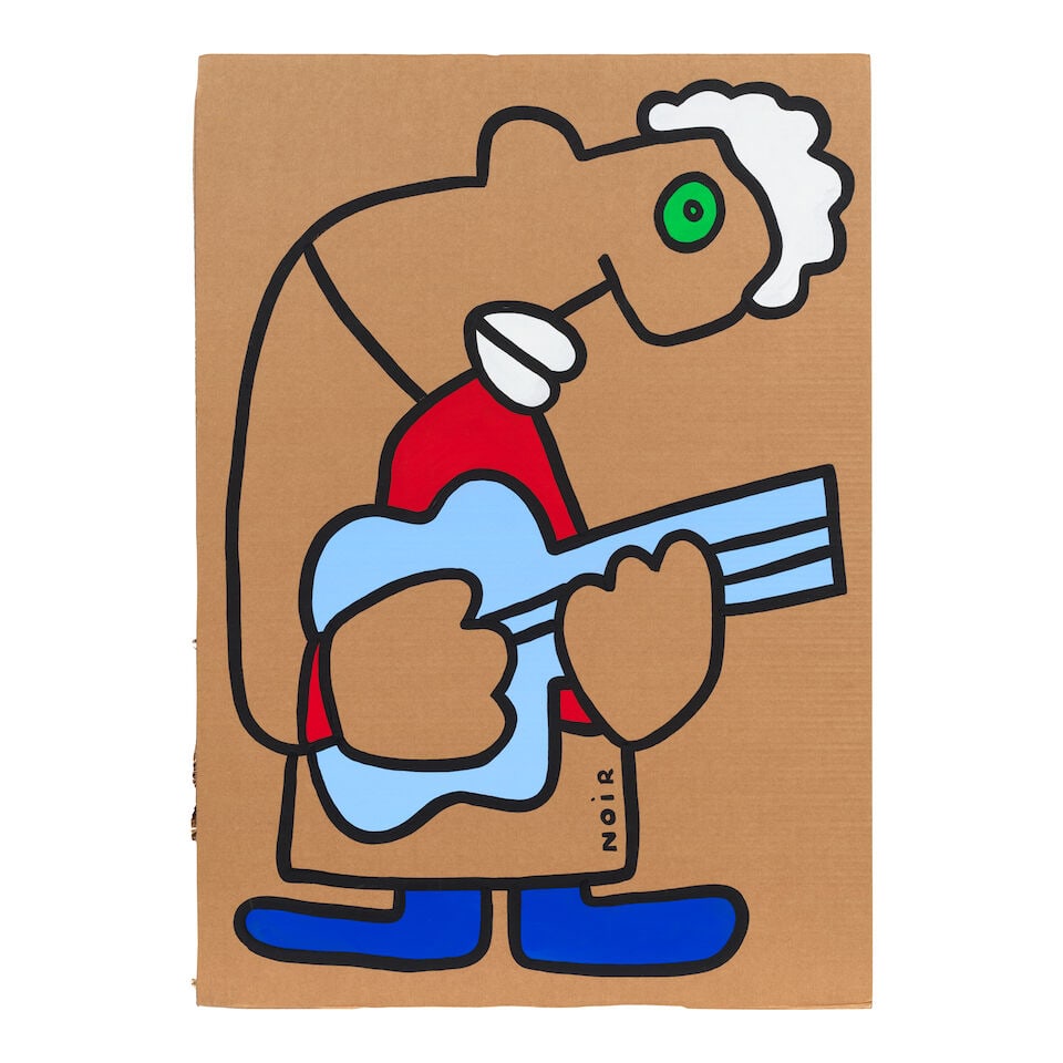 THIERRY NOIR (B. 1958) My New Blue Shoes Reflect on my Guitar and Give me the Feeling (Executed... (1 of 2)