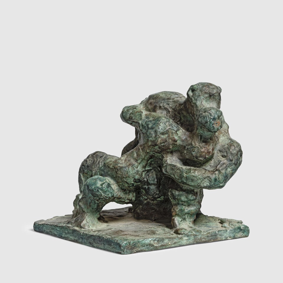 JACQUES LIPCHITZ (1891-1973) The Lovers (Conceived in 1934, this bronze version cast by the Mode... - 3