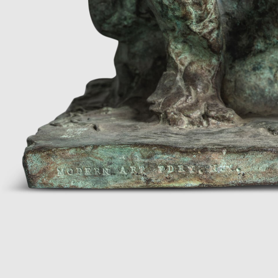 JACQUES LIPCHITZ (1891-1973) The Lovers (Conceived in 1934, this bronze version cast by the Mode... - 5