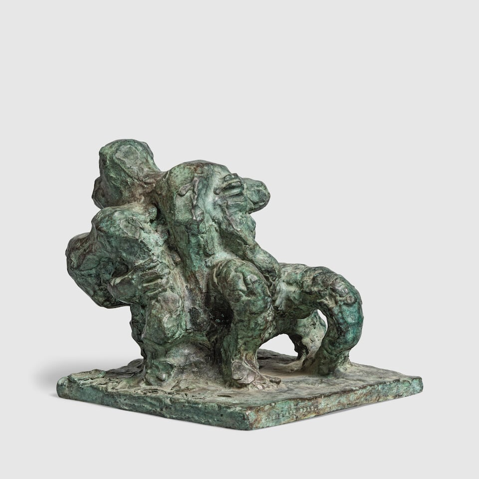JACQUES LIPCHITZ (1891-1973) The Lovers (Conceived in 1934, this bronze version cast by the Mode... - 6