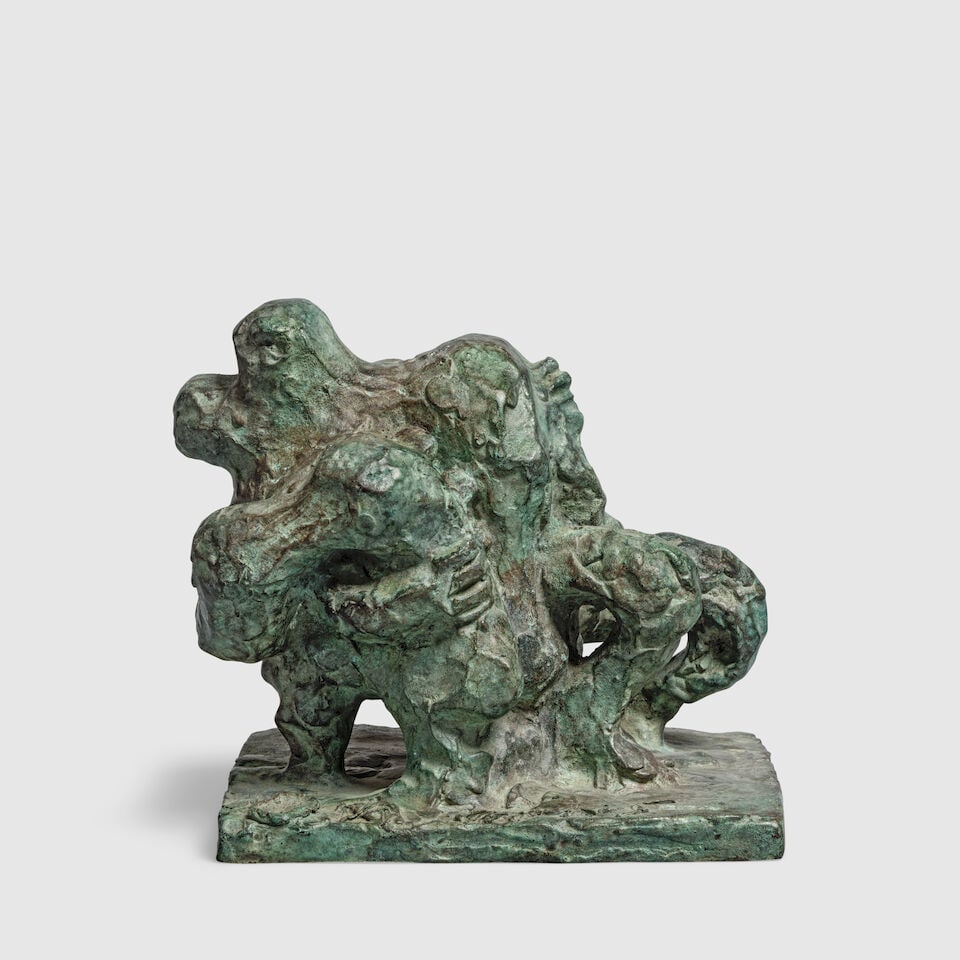 JACQUES LIPCHITZ (1891-1973) The Lovers (Conceived in 1934, this bronze version cast by the Mode... - 8