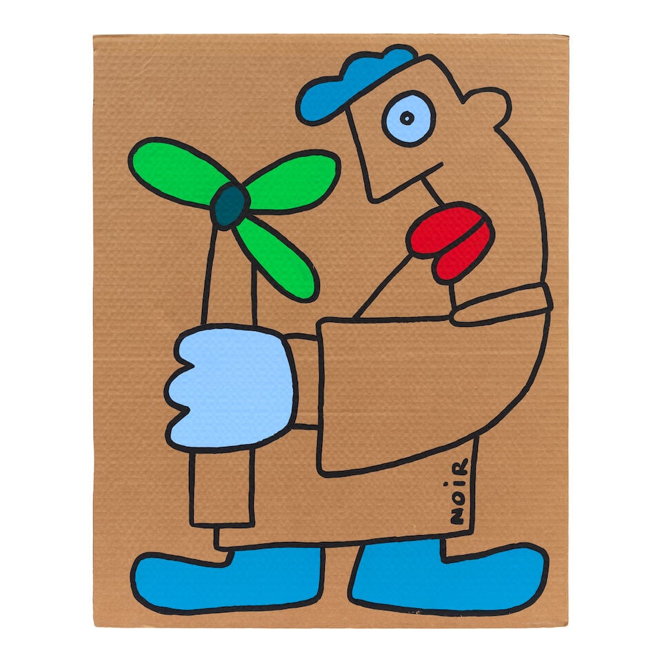 THIERRY NOIR (B. 1958) I Am Sure it Will Be a Wonderful Day, My Flower Whispered to Me (Executed... (1 of 2)