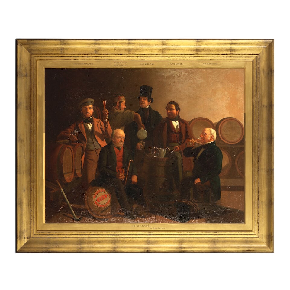 John Davies (British, active 1819-1853) The ale tasters - 2
