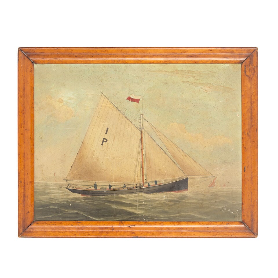 Circle of George Mears (British, active 1866-1895) Pilot cutter No.1 sailing off the coast - 2