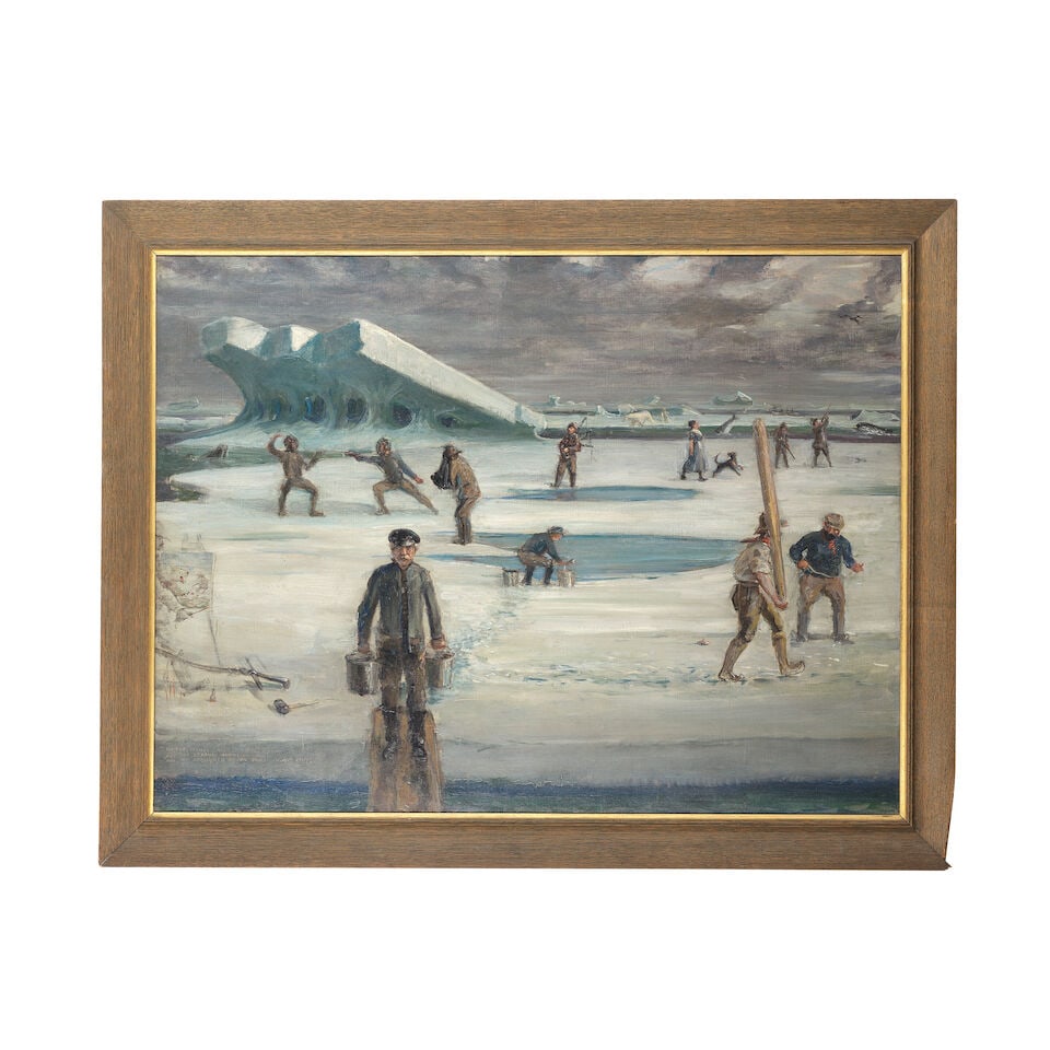 William Gordon Burn Murdoch (British, 1862-1939) A Greenland Whale Fishery - 2