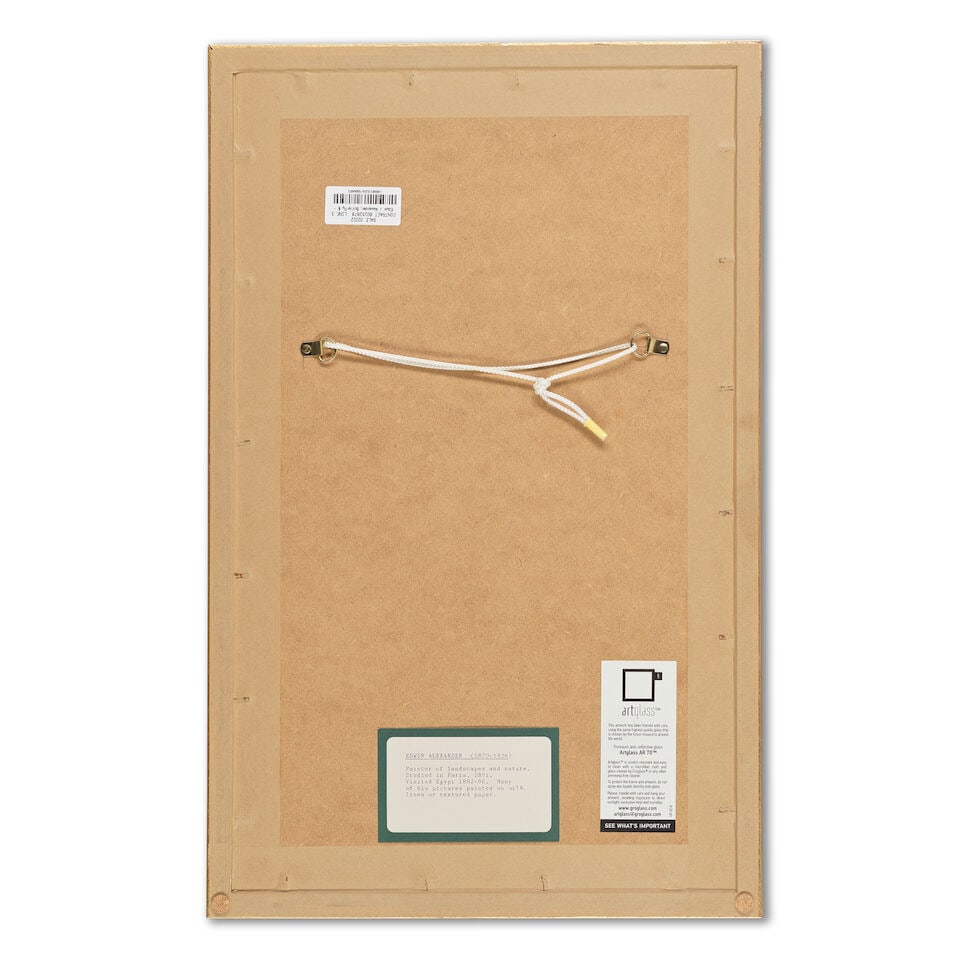 Edwin John Alexander, RSA, RSW, RWS (British, 1870-1926) Butterfly and grasses - 4