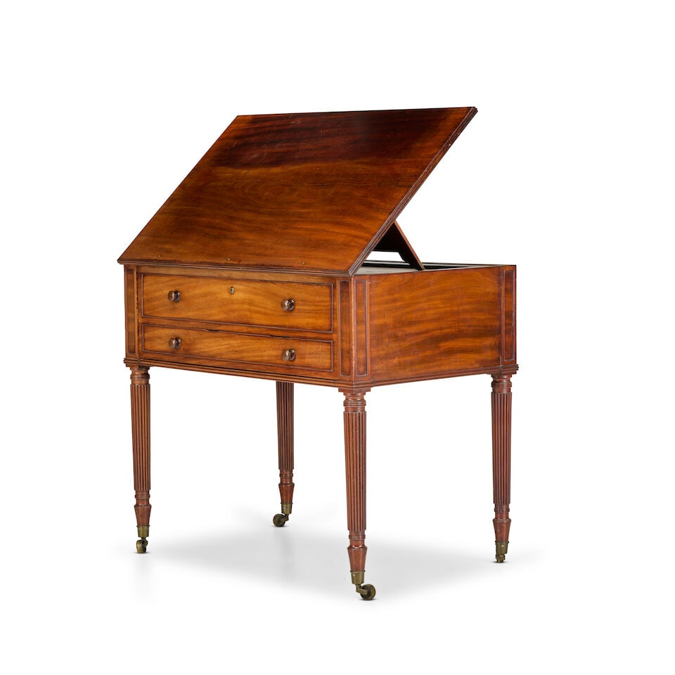 A Regency mahogany architect's table attributed to Gillows Circa 1815 - 4