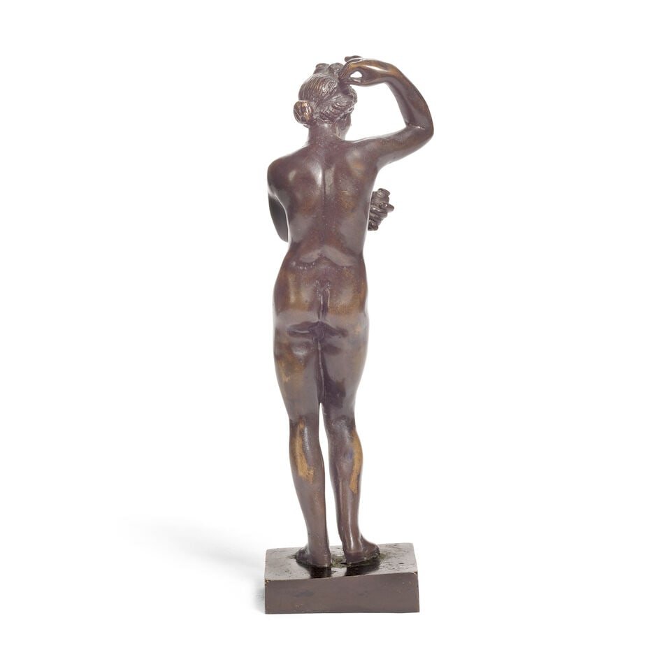 A patinated bronze figure of Venus In the manner of Massimiliano Soldani Benzi (Italian, 1656-1... - 2