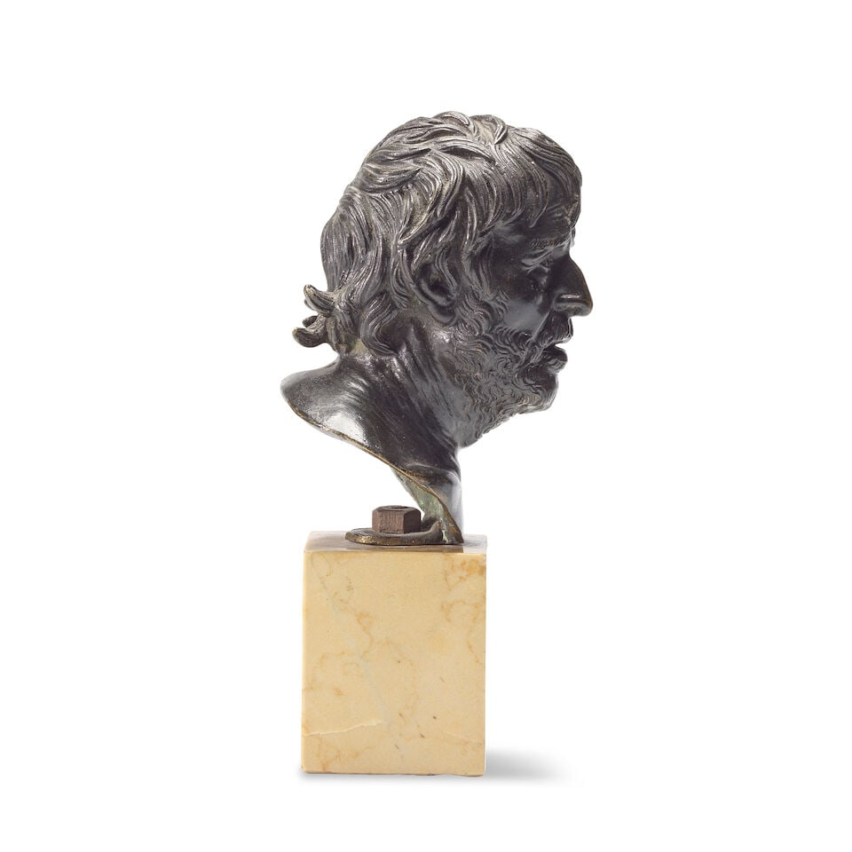 After the Antique: An Italian patinated bronze bust of Pseudo-Seneca Probably late 18th/early 1... - 2