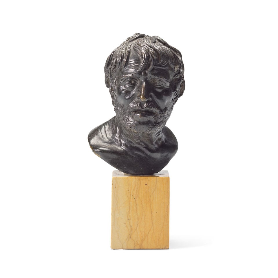 After the Antique: An Italian patinated bronze bust of Pseudo-Seneca Probably late 18th/early 1... - 4