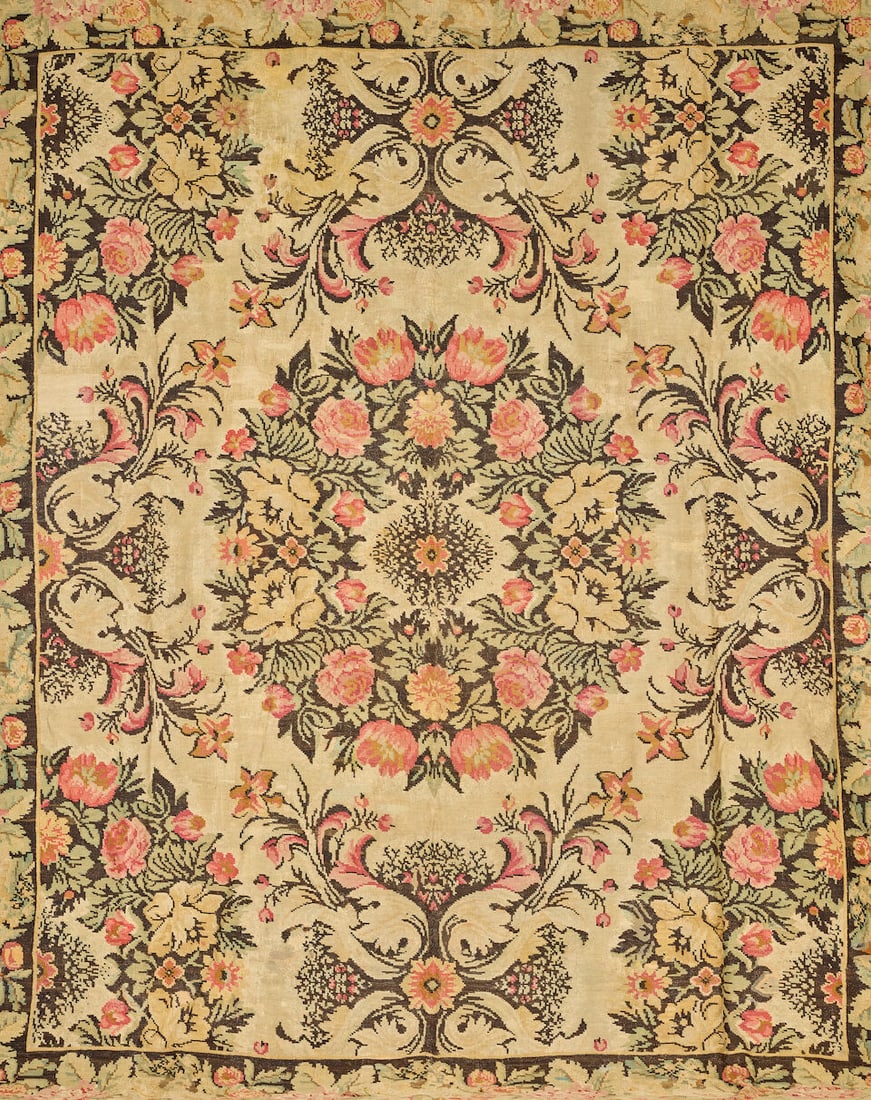 A striking Bessarabian Carpet Probably early 19th century, Ukraine 437cm x 370cm overall approxi... - 2