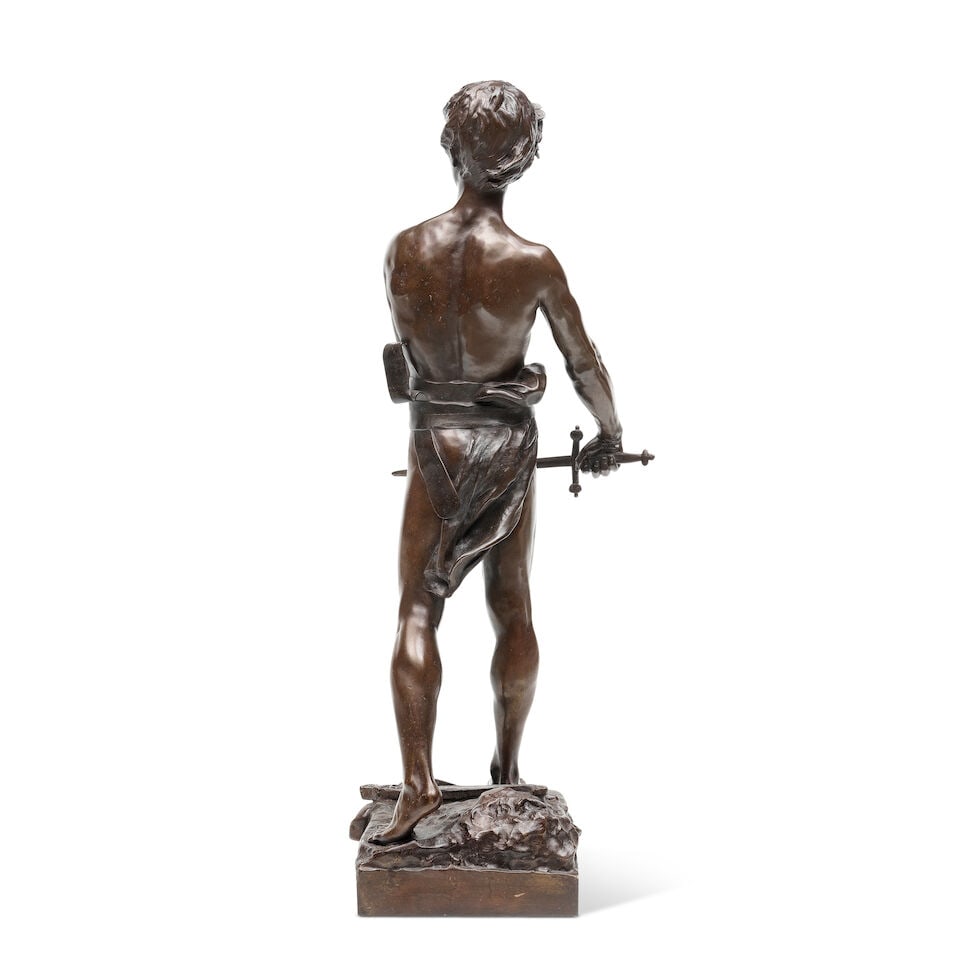 Raoul Francois Larche (French, 1860-1912): A patinated bronze of figure of 'Vingst Ans' - 2