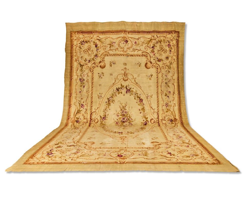 A large Aubusson carpet Late 19th century, 771cm x 472cm (1 of 1)