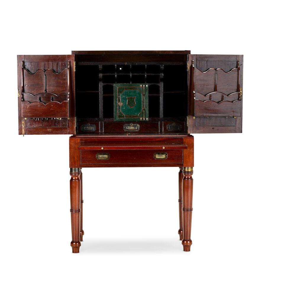 An Anglo-Indian second quarter 19th century rosewood campaign correspondence or 'military dispat... - 5