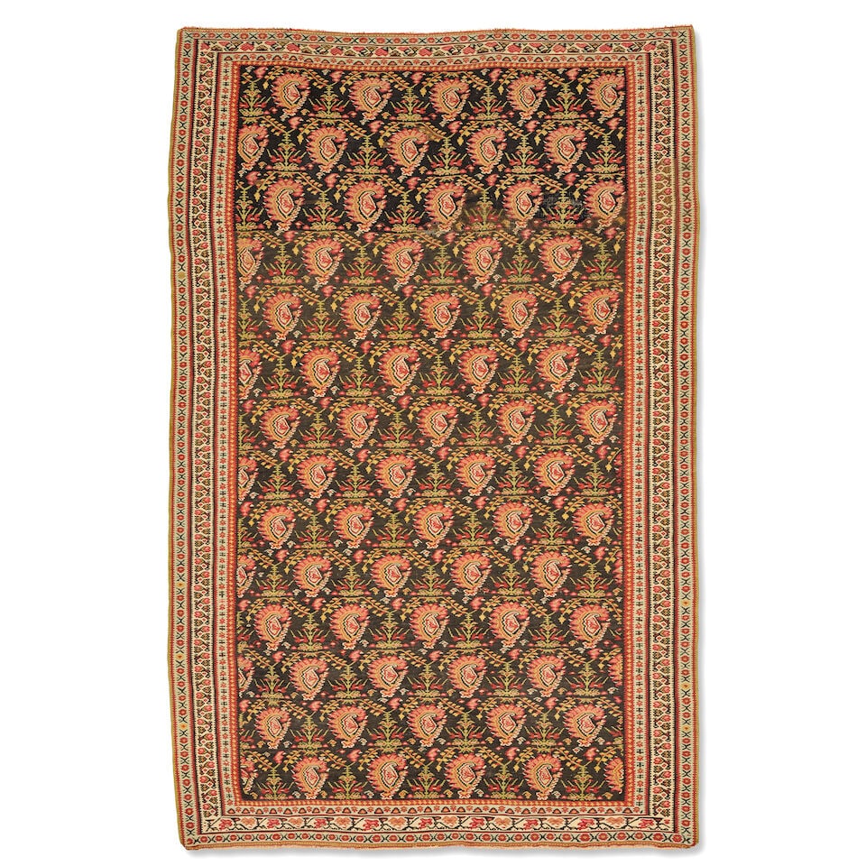 A Senneh Kilim West Persia, 200cm x 129.5cm (1 of 1)