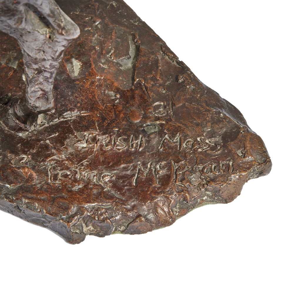 Lorne McKean (British, b.1939): A patinated bronze model of 'Irish Moss' - 2