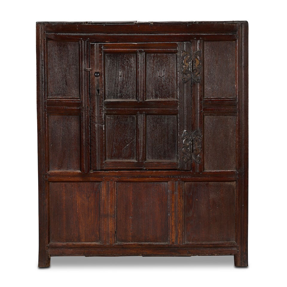 A late 17th/early 18th century oak low press cupboard (1 of 3)