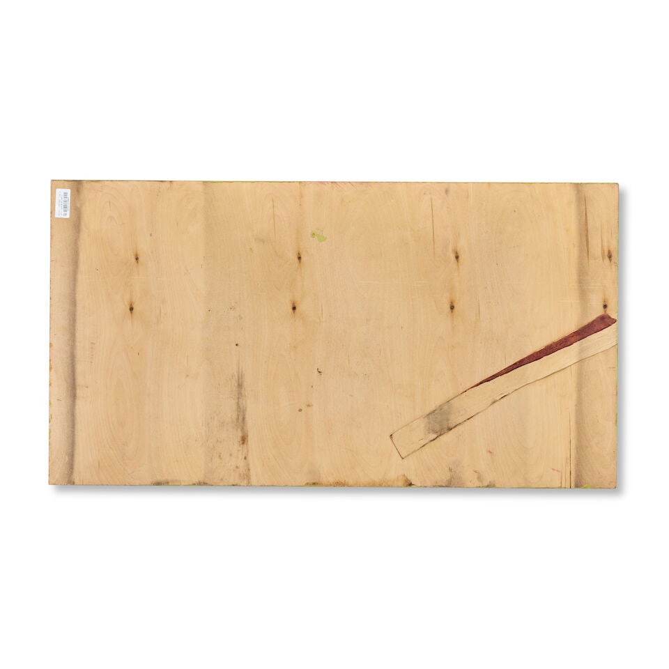 A painted plywood M Manze Eel and Pie Shop advertising sign - 2