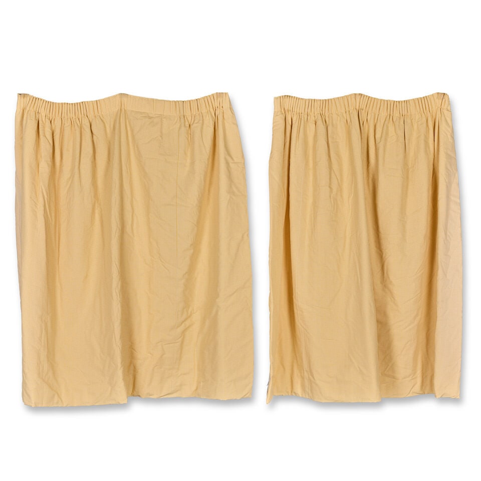 A set of various pairs of curtains 20th century (8) - 2