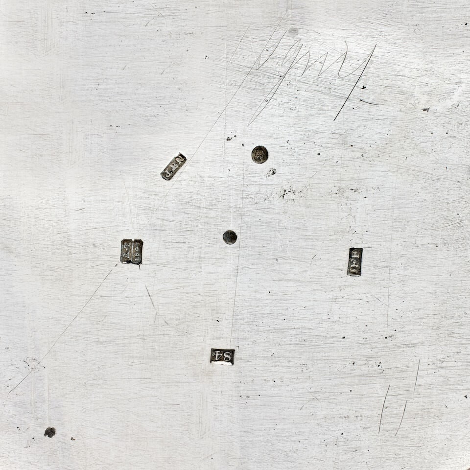 A 19th century Russian silver coffee pot, together with a 19th century Russian silver two-handle... - 2