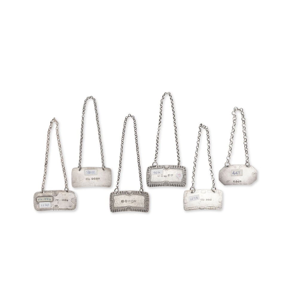 A collection of twenty-three silver MADEIRA labels various maker's and dates (23) - 2